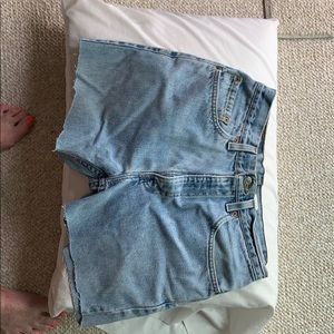 Blue jeans shorts